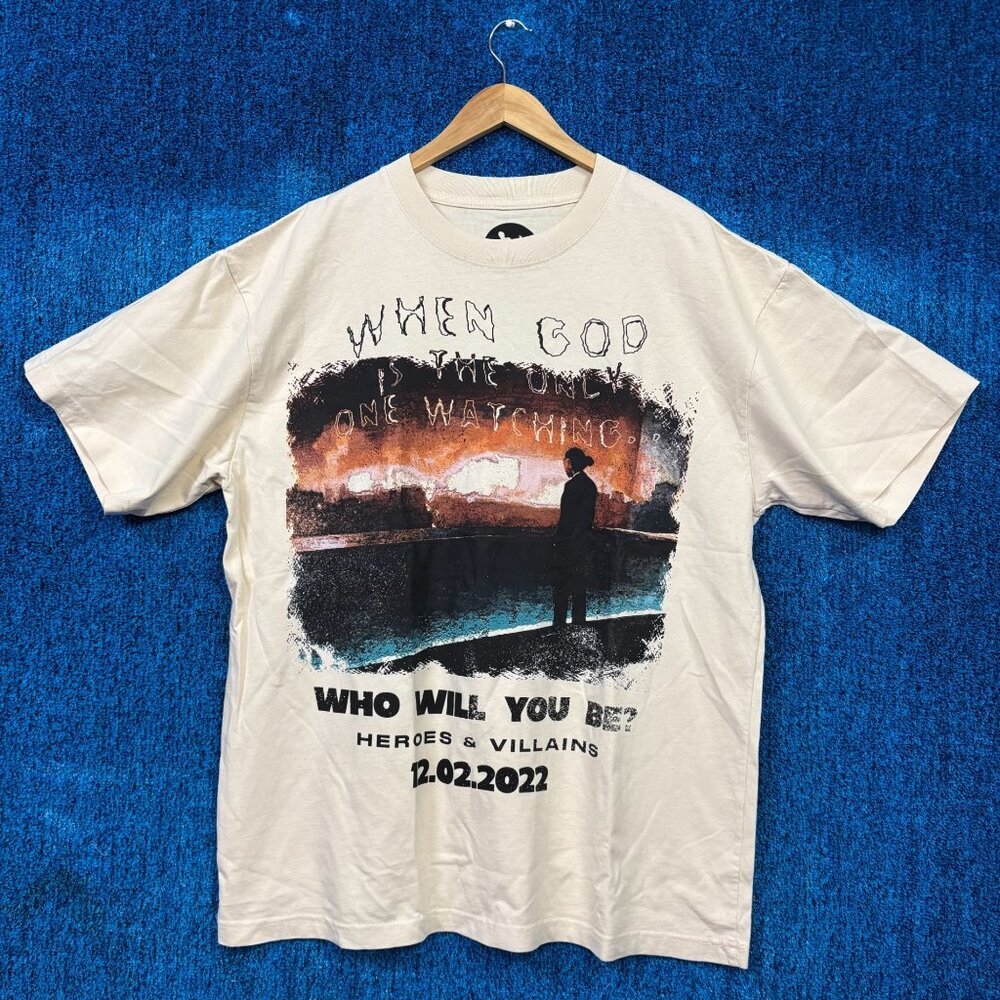 Metro Boomin Heroes & Villains Only God Watching Rap Tee XL